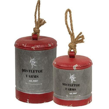 2/Set, Mistletoe Farms Bells - The Fox Decor